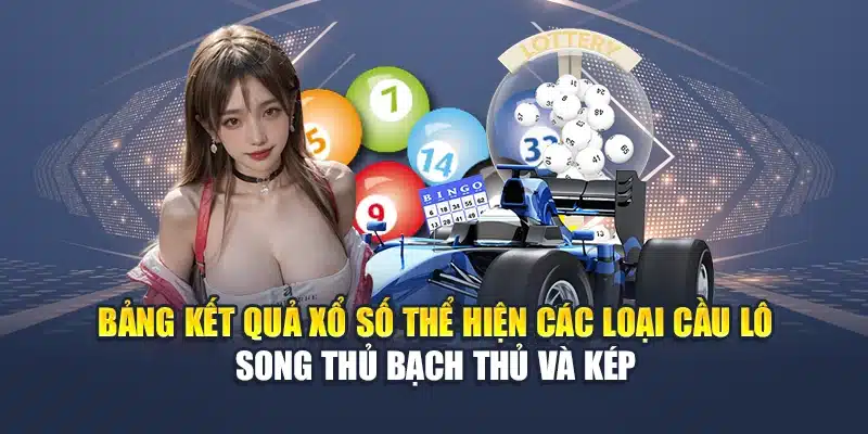 Kinh Nghiệm Bắt Cầu Lô Song Thủ Hiệu Quả Từ Cao Thủ 1 Bảng kết quả xổ số thể hiện các loại cầu lô song thủ bạch thủ và kép