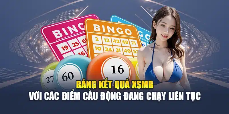 Hướng Dẫn Đánh Lô Xiên 2-3 Theo Cầu Động Hốt Tiền Thưởng 1 Bảng kết quả XSMB với các điểm cầu động đang chạy liên tục