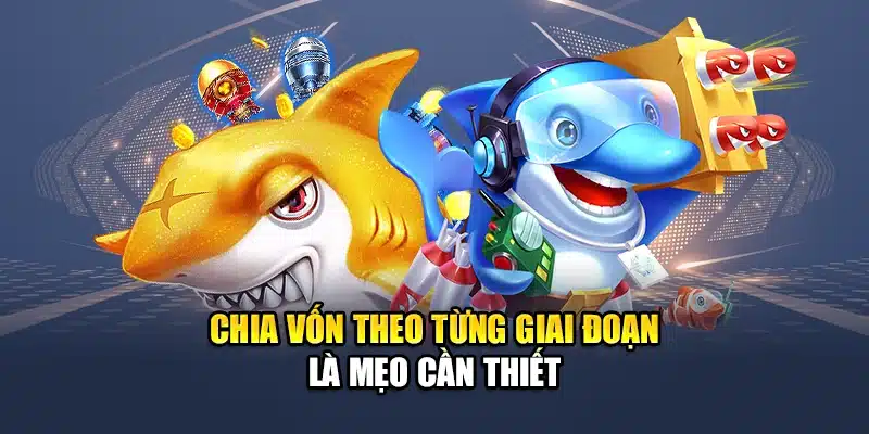 Mẹo Quản Lý Vốn Khi Chơi Bắn Cá QH88 Tránh Rủi Ro Hao Hụt 2 Chia vốn theo từng giai đoạn là mẹo cần thiết