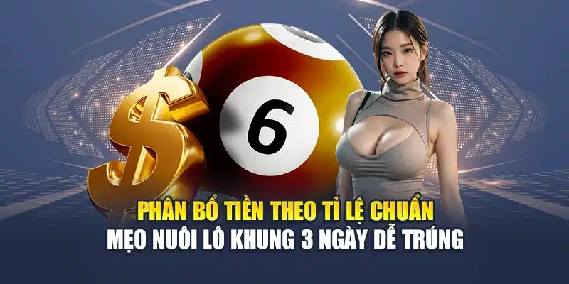 Mẹo Nuôi Lô Khung 3 Ngày Dễ Trúng Cực Chuẩn Từ Cao Thủ 2 Phân bổ tiền theo tỉ lệ chuẩn mẹo nuôi lô khung 3 ngày dễ trúng