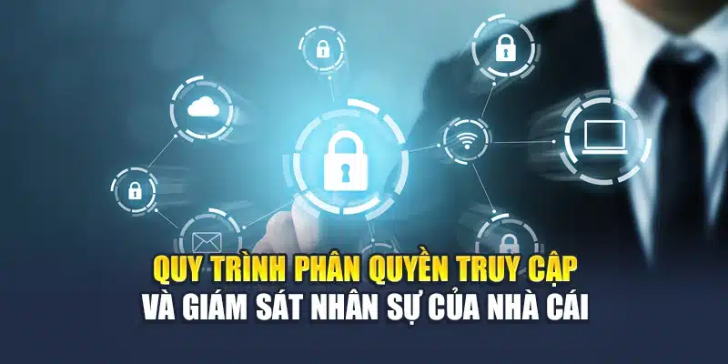 Chính sách bảo mật QH88 4 Quy trình phân quyền truy cập và giám sát nhân sự của nhà cái